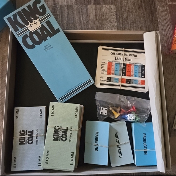 Vintage King Coal Board Game (1984) - Never Played! Complete - Picture 6 of 10